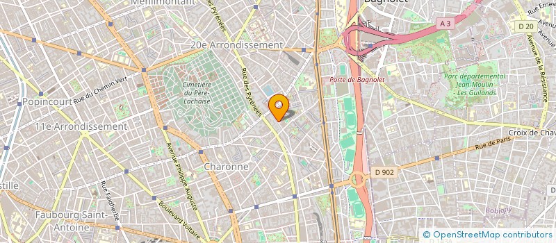 localisation de l'entreprise TVM TRANSLOG  PARIS