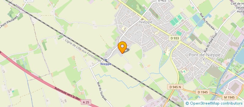 localisation de l'entreprise TVMAB  NIEPPE