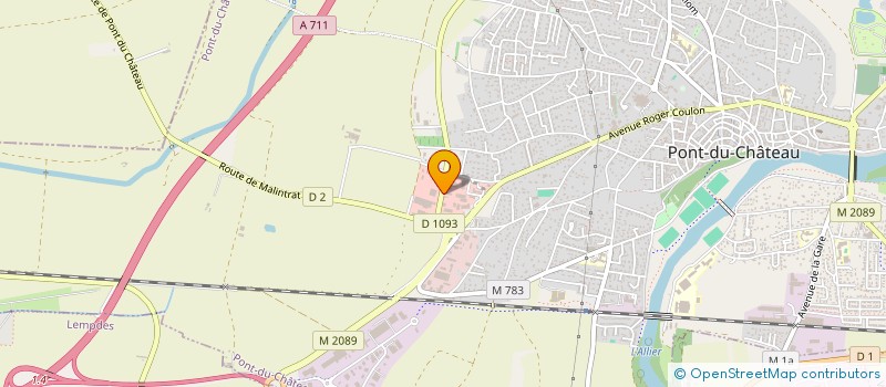 localisation de l'entreprise TVN  PONT-DU-CHATEAU