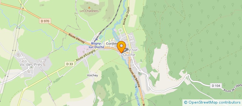 localisation de l'entreprise TVOXOIS  BLIGNY-SUR-OUCHE