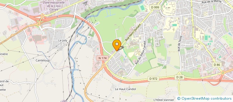 localisation de l'entreprise TVPRODUCTION  SAINT-LO