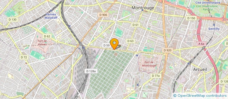 localisation de l'entreprise TVR FRANCE à MONTROUGE