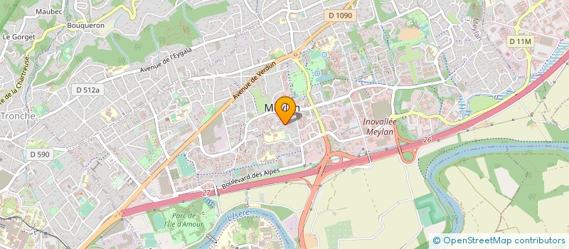 localisation de l'entreprise TVRT SARL  MEYLAN