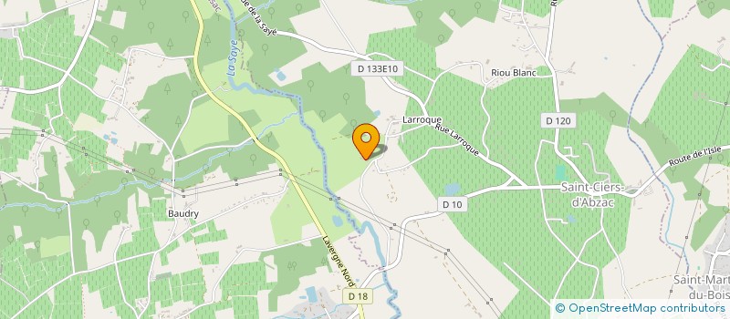 localisation de l'entreprise TVS  SAINT-CIERS-D'ABZAC