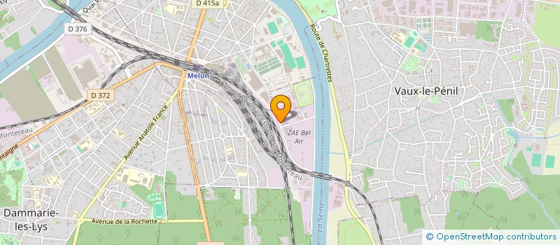 localisation de l'entreprise TVS  LA ROCHETTE