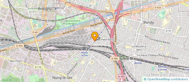 localisation de l'entreprise TVS INFORMATIQUE à NOISY-LE-SEC