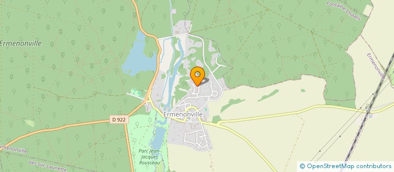 localisation de l'entreprise TVSCI  ERMENONVILLE