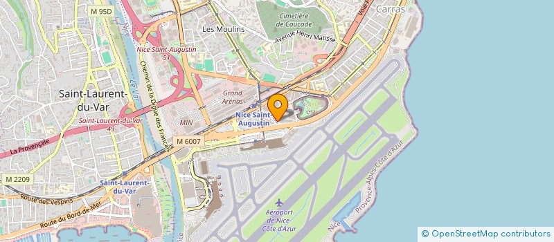 localisation de l'entreprise TVSI à NICE