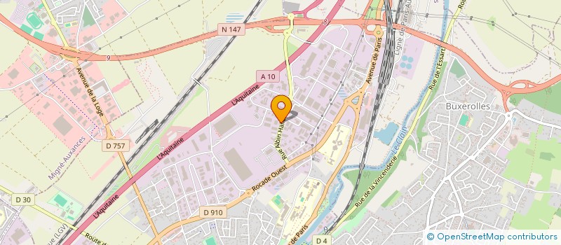 localisation de l'entreprise TVSITE à POITIERS
