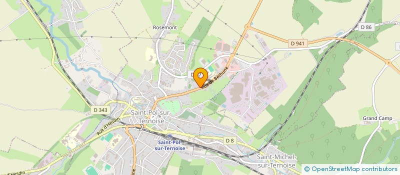 localisation de l'entreprise TVT  SAINT-POL-SUR-TERNOISE