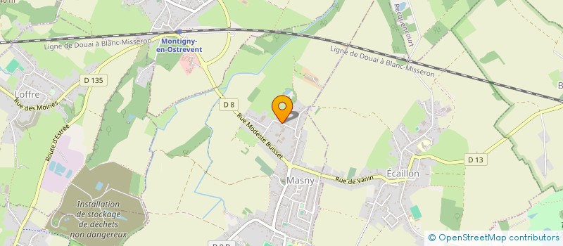 localisation de l'entreprise TW  MASNY