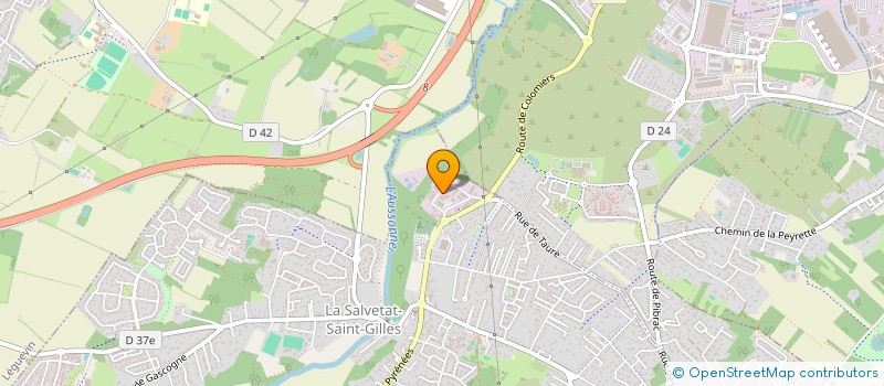 localisation de l'entreprise TW IMMO  LA SALVETAT-SAINT-GILLES