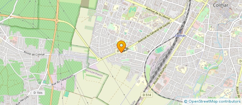 localisation de l'entreprise TW IMMOBILIER à COLMAR
