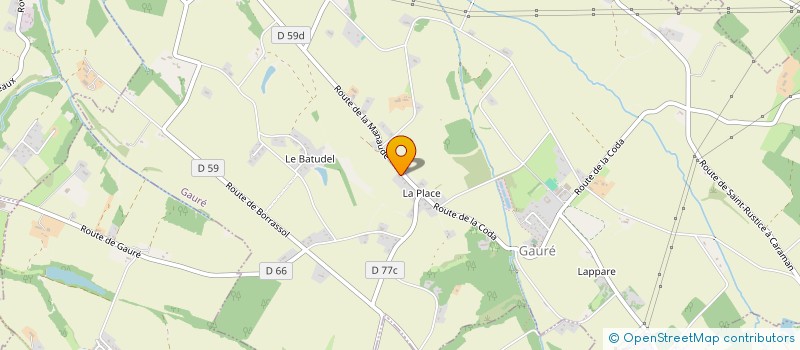 localisation de l'entreprise TW INVESTISSEMENT  GAURE