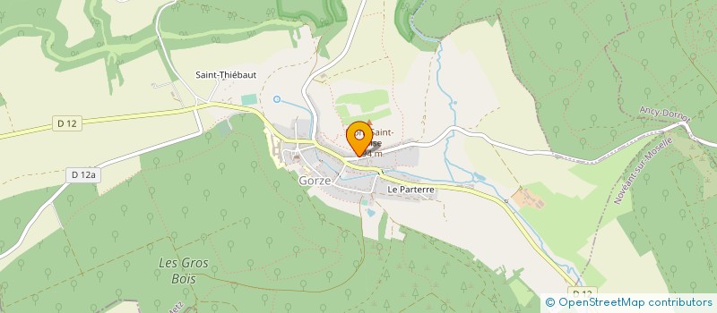 localisation de l'entreprise TW TOITURES  GORZE