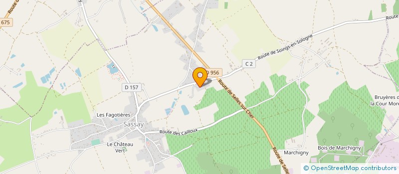 localisation de l'entreprise TWA  SASSAY