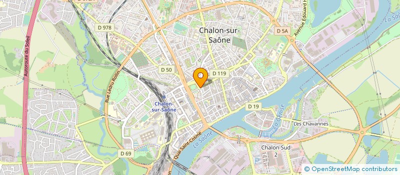 localisation de l'entreprise TWADEO à CHALON-SUR-SAONE