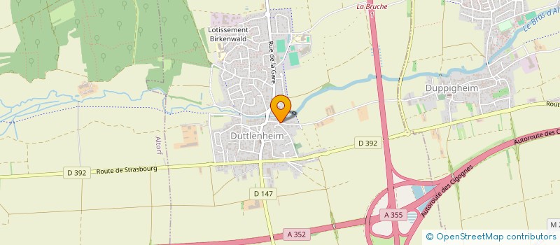 localisation de l'entreprise TWALIS  DORLISHEIM