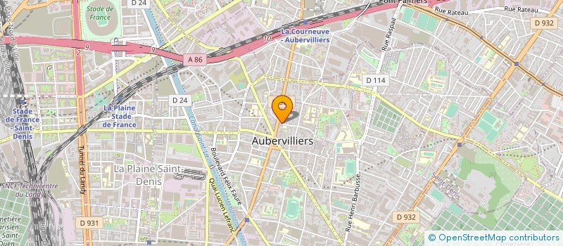 localisation de l'entreprise TWAMAYA SANS FRONTIERES à AUBERVILLIERS