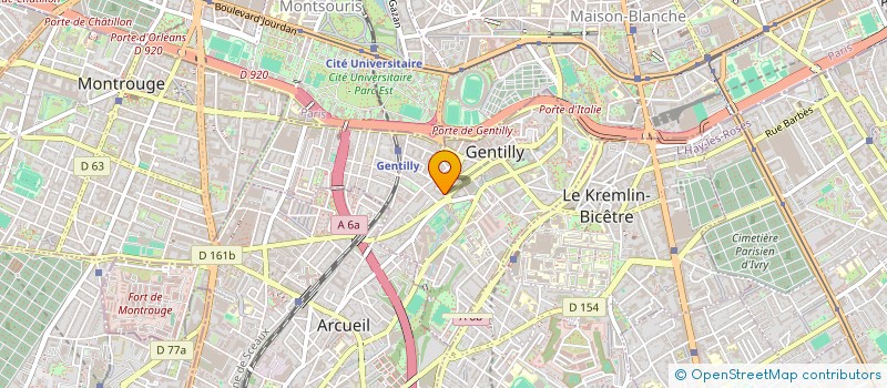 localisation de l'entreprise TWDI à GENTILLY