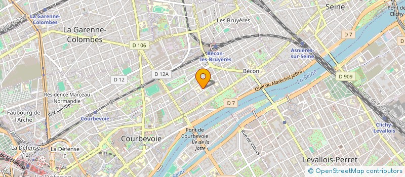 localisation de l'entreprise TWEEL ENTERPRISE à COURBEVOIE