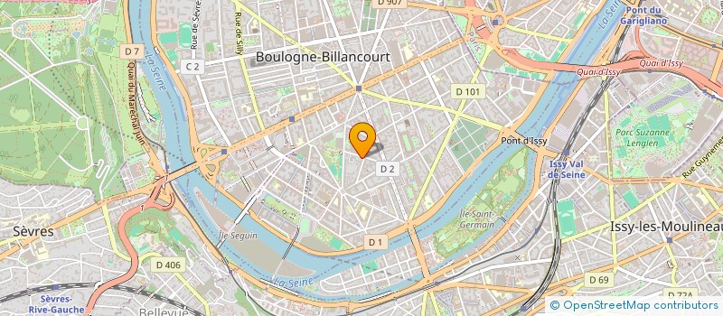 localisation de l'entreprise TWEEN'R à BOULOGNE-BILLANCOURT