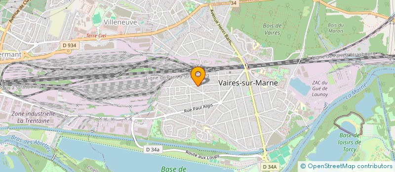 localisation de l'entreprise TWEEST UP  VAIRES-SUR-MARNE