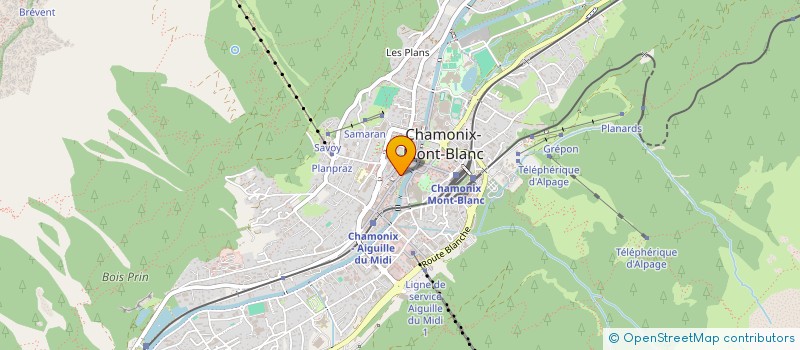 localisation de l'entreprise TWELVE  CHAMONIX-MONT-BLANC