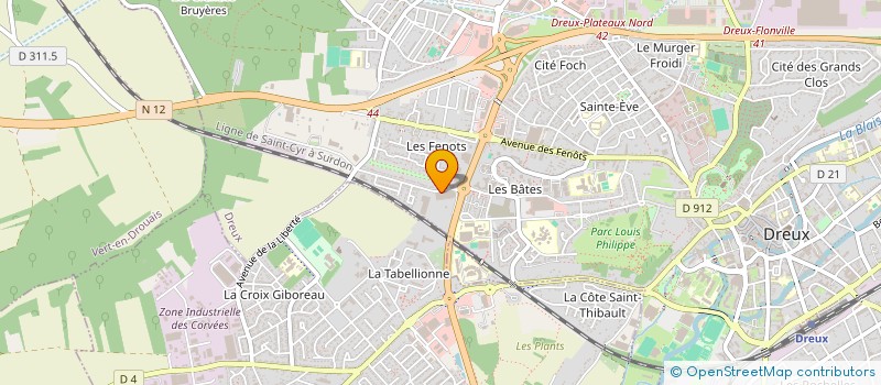 localisation de l'entreprise TWENTY-EIGHT LOGISTICS à DREUX
