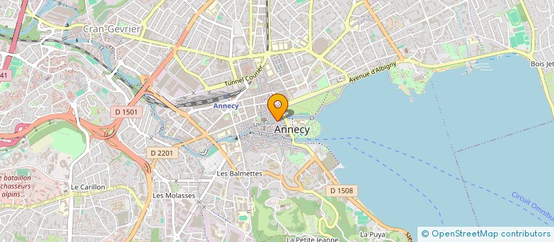 localisation de l'entreprise TWENTY-FIVE à ANNECY