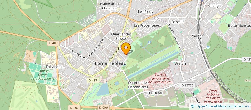localisation de l'entreprise TWENTY-FIVE SCOPE à FONTAINEBLEAU