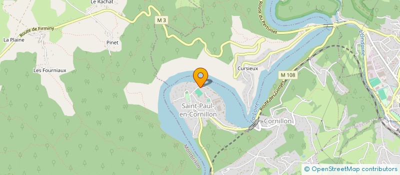 localisation de l'entreprise TWENTY FOUR LAB  SAINT-PAUL-EN-CORNILLON