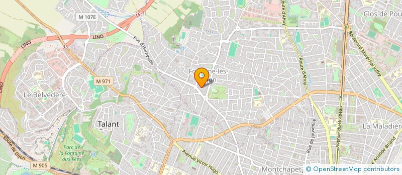 localisation de l'entreprise TWENTY ONE PILATES REFORMER STUDIO  FONTAINE-LES-DIJON