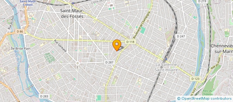 localisation de l'entreprise TWENTY SIX PROPERTIES à ST MAUR DES FOSSES