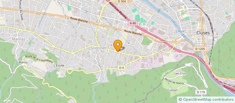 localisation de l'entreprise TWENTY VINS  CLUSES