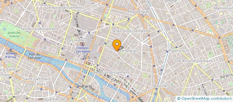 localisation de l'entreprise TWENTYSEVEN  PARIS