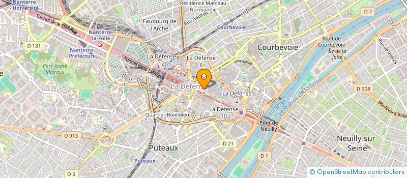 localisation de l'entreprise TWENTYTWO REAL ESTATE FRANCE à COURBEVOIE