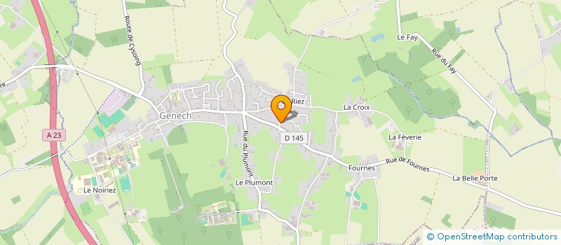 localisation de l'entreprise TWF  GENECH