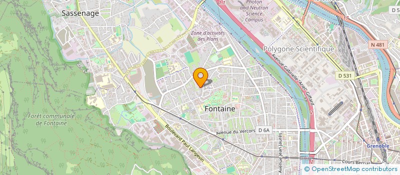 localisation de l'entreprise TWI  FONTAINE