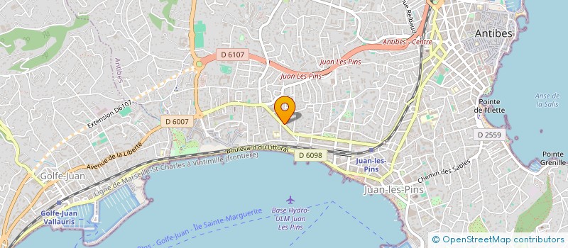 localisation de l'entreprise TWIL à ANTIBES