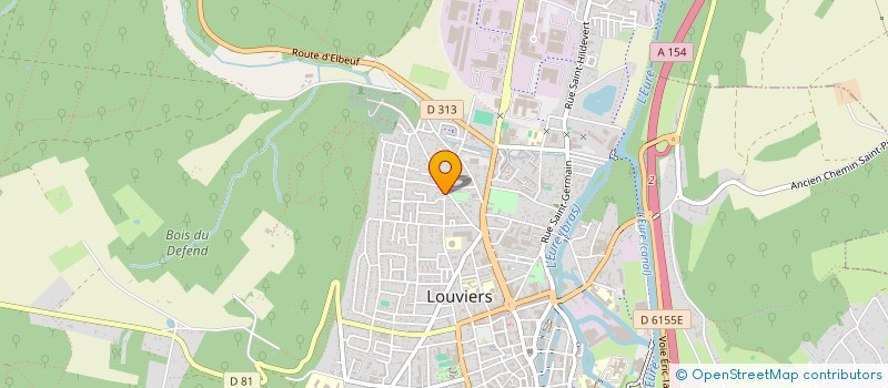 localisation de l'entreprise TWIM 36  LOUVIERS