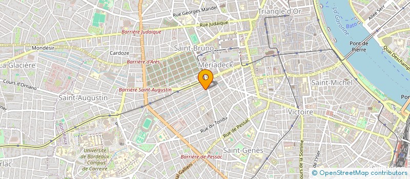 localisation de l'entreprise TWIN à BORDEAUX