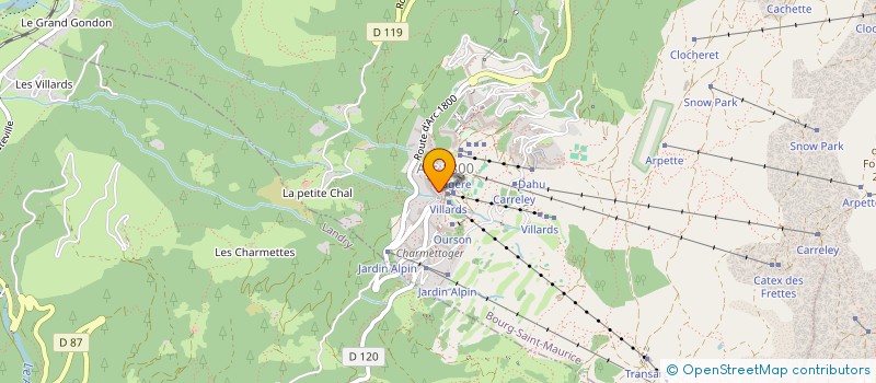 localisation de l'entreprise TWIN à BOURG-SAINT-MAURICE