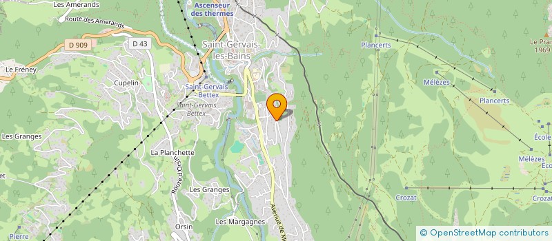 localisation de l'entreprise TWIN AGENCY  SAINT-GERVAIS-LES-BAINS