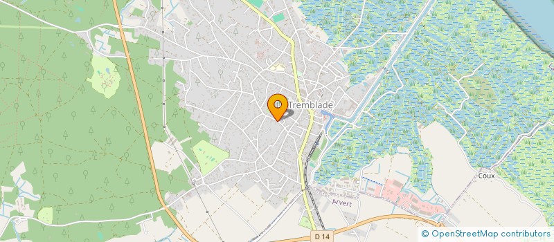 localisation de l'entreprise TWIN BANANA  LA TREMBLADE