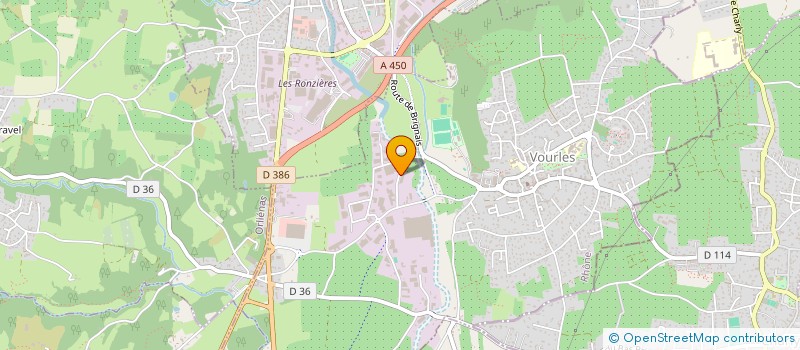 localisation de l'entreprise TWIN - BERG  VOURLES