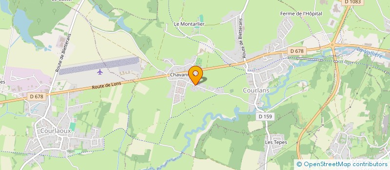 localisation de l'entreprise TWIN CAFE  COURLANS