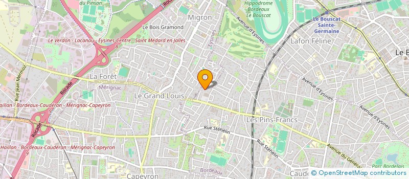 localisation de l'entreprise TWIN CAPITAL  BORDEAUX