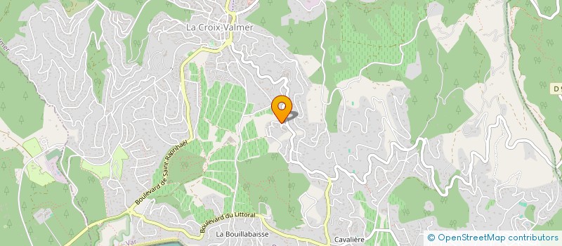 localisation de l'entreprise TWIN CONSULTING à LA CROIX-VALMER
