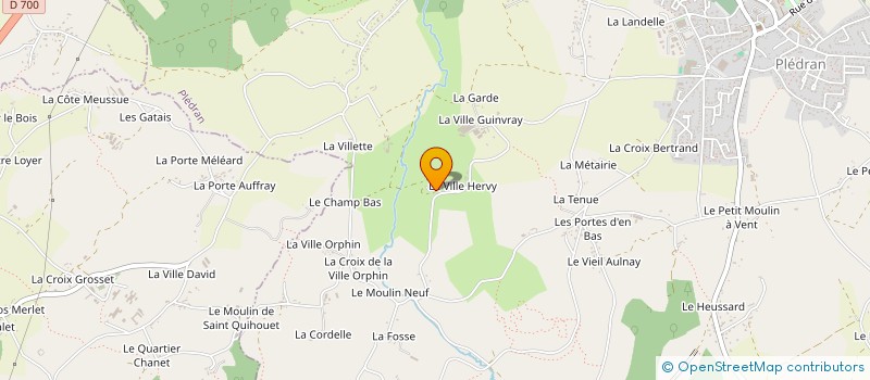 localisation de l'entreprise TWIN-COW DU COEUR  PLEDRAN